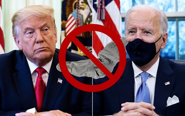 WHOLESOME: President Biden Throws Out Trump's Cum Sock