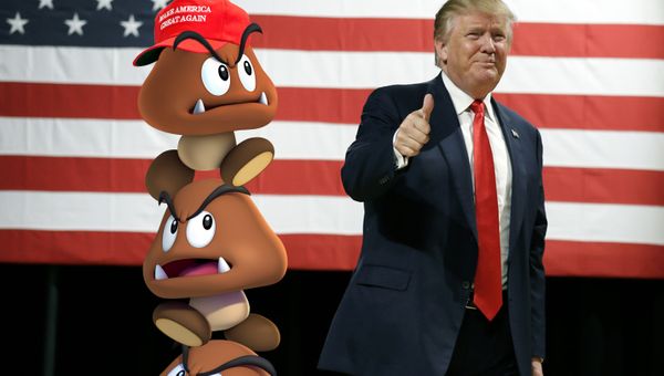 Trump Nominates Three Goombas Stacked On Top Of Each Other For Supreme Court