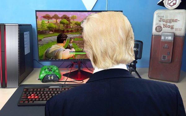 Donald Trump Starts GoFundMe For Border Wall After Spending Government Funds On Fortnite "V-Bucks"